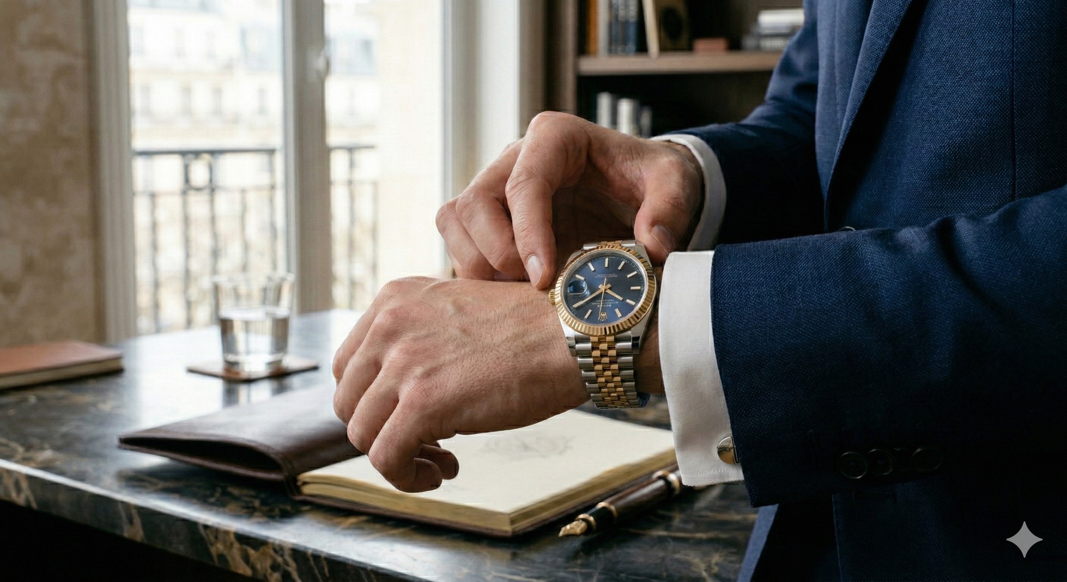 Ajustement montre costume
